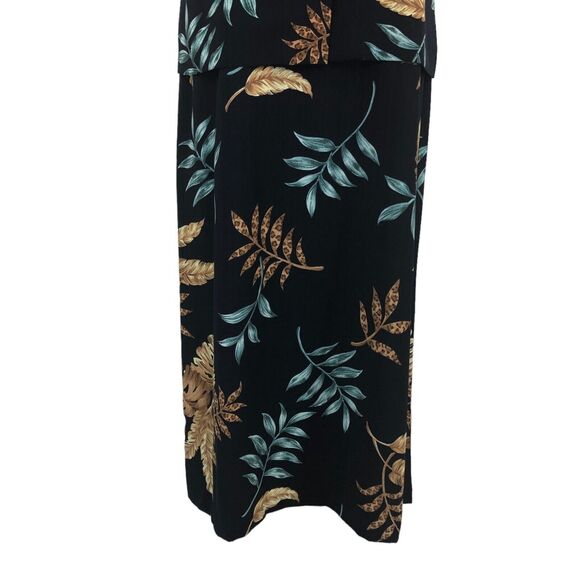 Studio I Career Casual Jacket Dress Tropical Motif Size 14 Navy Blue NWT - Picture 9 of 14